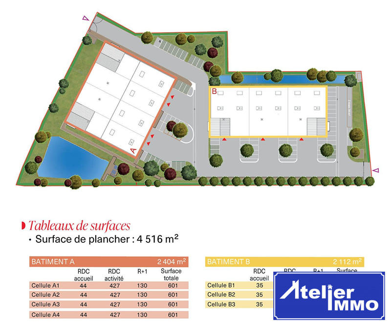 Local d'activités - 1 803 m²