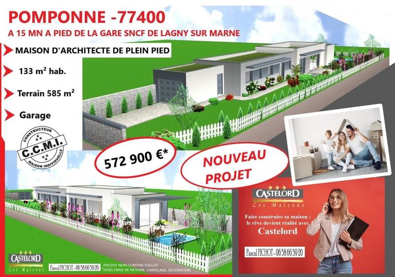 Maison - 133 m² - 3 pièces