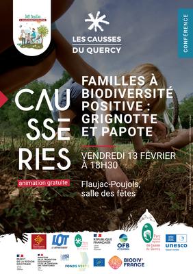Familles à biodiversité positive Grignotte et papote