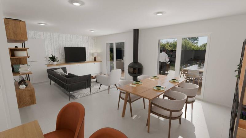 Maison - 96 m² - 4 pièces