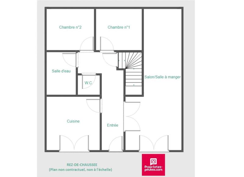 Maison - 74 m² - 3 pièces