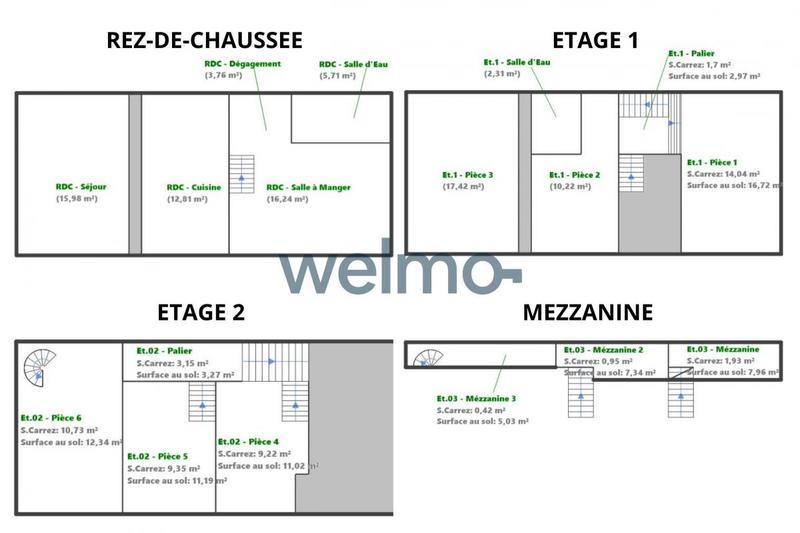 Maison - 162 m² - 8 pièces