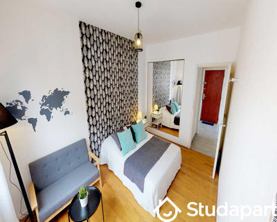 Chambre - 35 m² - 1 pièce