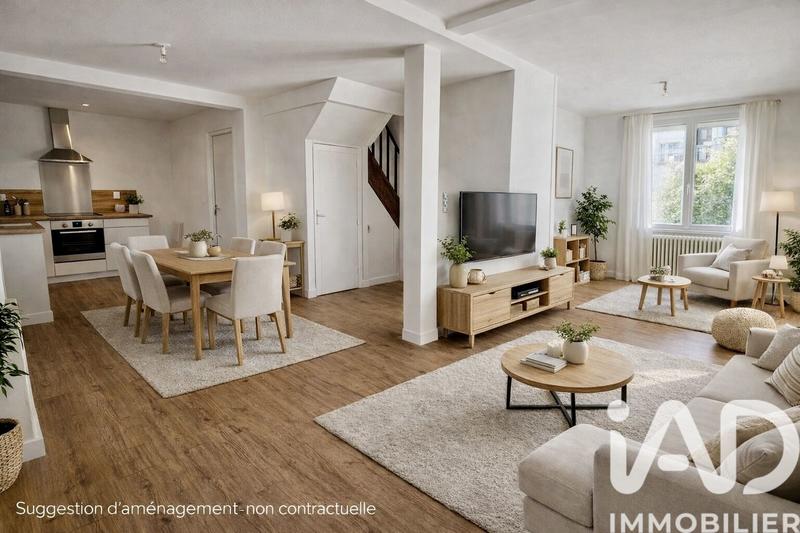 Maison - 92 m² - 5 pièces