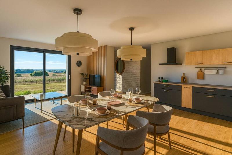 Maison - 80 m² - 4 pièces