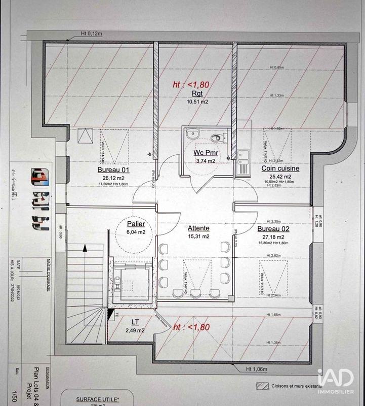 Local commercial - 61 m²