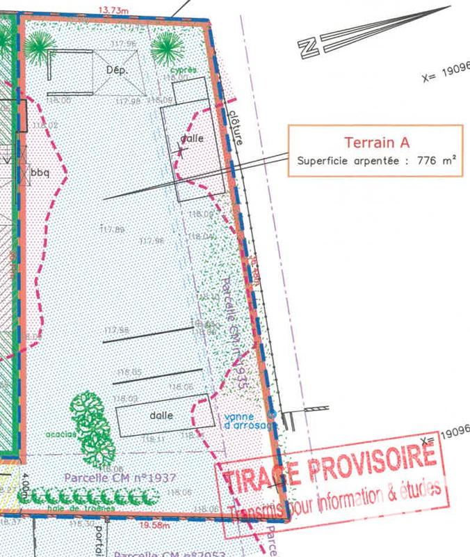 Terrain - 776 m²