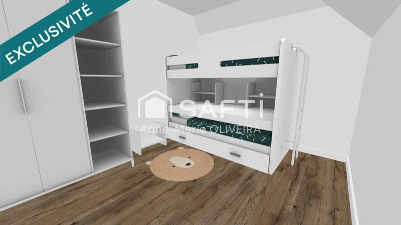 Maison de village - 85 m² - 3 pièces