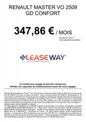 Renault Master III Fg F3300 L2h2 2.3 Dci 110ch Grand Confort Euro6