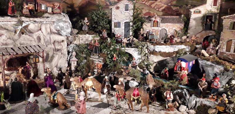 La crèche de Noël de Notre-Dame du Mont