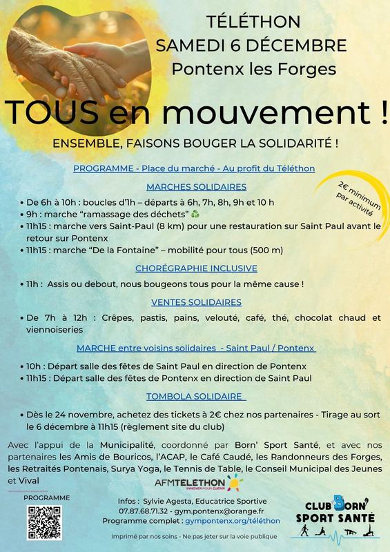 Téléthon 2025 à Pontenx