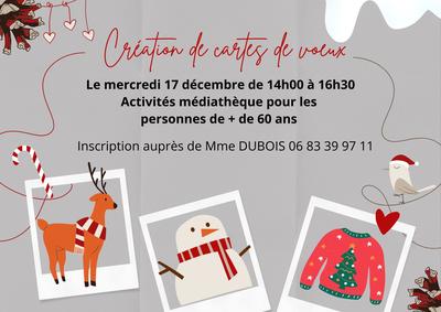 Création carte de voeux pour les +60 ans