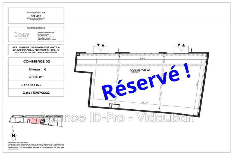 Local commercial - 128 m²