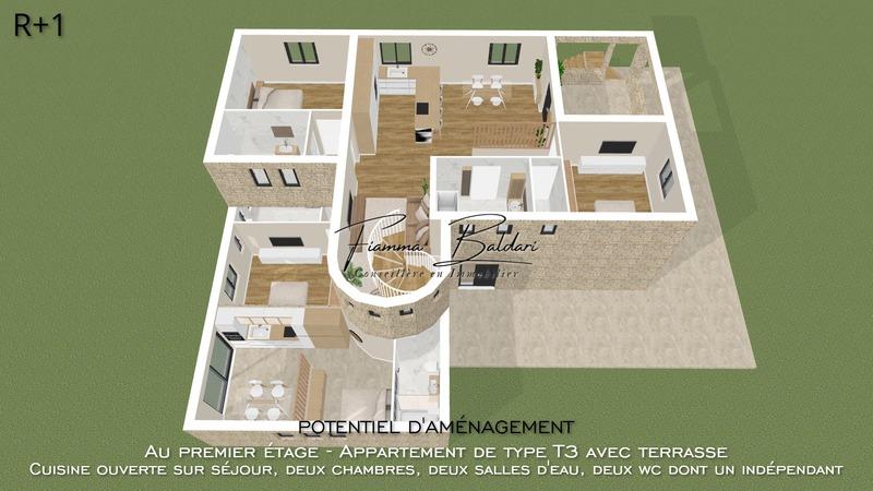 Maison - 206 m² - 7 pièces