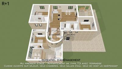 Maison - 206 m² - 7 pièces