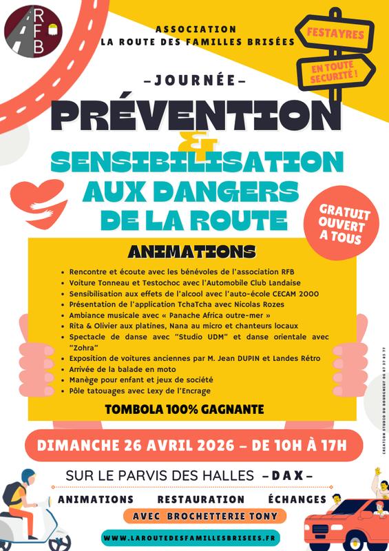 Journée Prévention &amp; sensibilisation aux dangers de la route