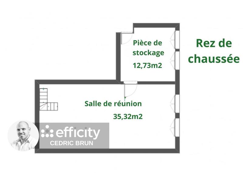 Bureau - 116 m² - 6 pièces