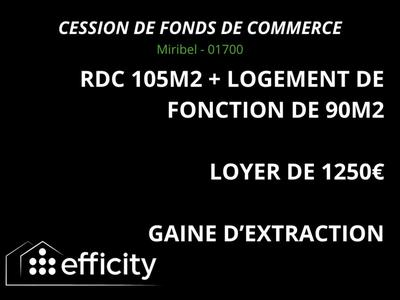 Fonds de commerce - 195 m²