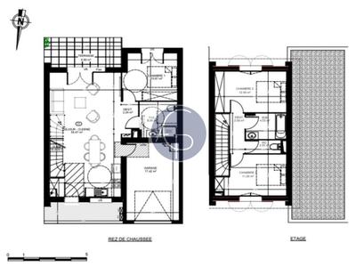 Maison - 87 m² - 4 pièces