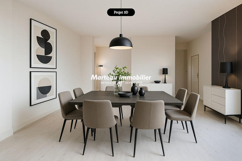 Appartement - 57 m² - 2 pièces