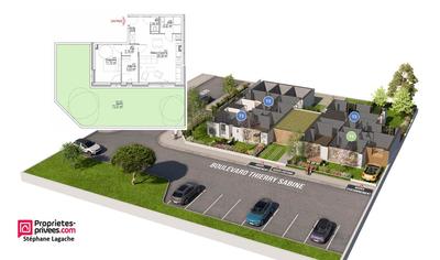 Appartement - 54 m² - 2 pièces