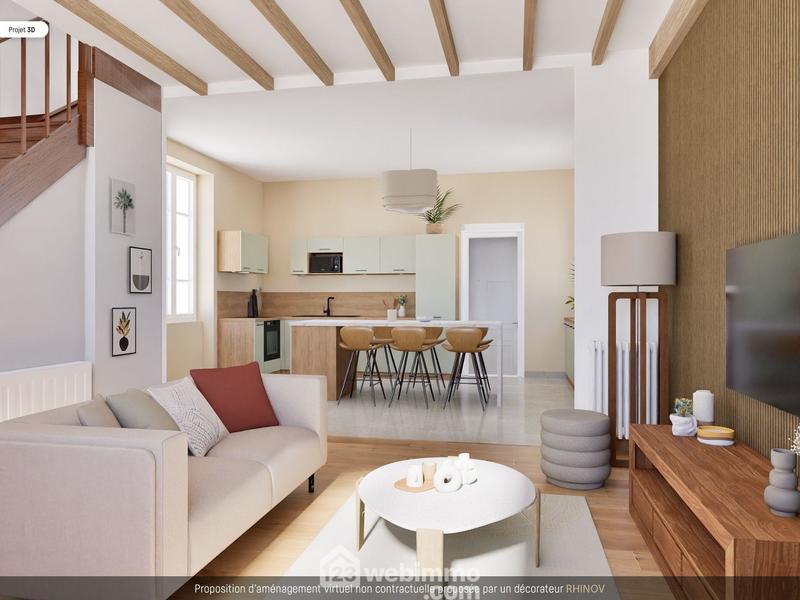 Maison de ville - 95 m² - 4 pièces