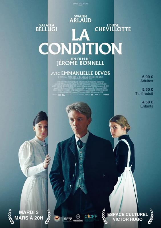 Ciné club "La Condition" de Jérôme Bonnell