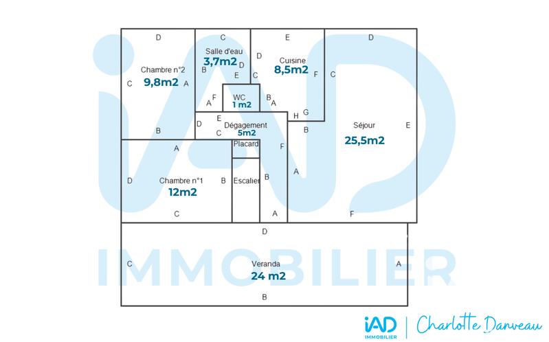 Maison - 67 m² - 4 pièces