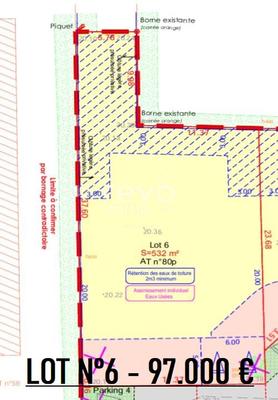 Terrain constructible - 532 m²