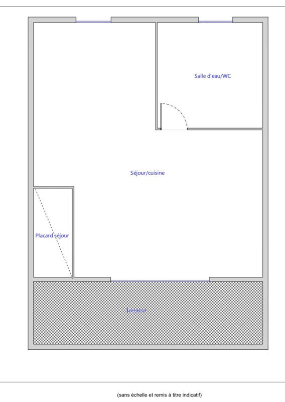 Appartement - 17 m² - 1 pièce