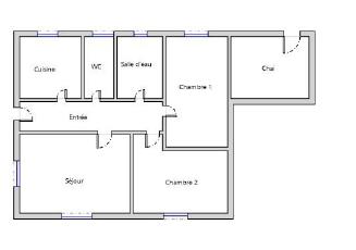 Maison - 54 m² - 3 pièces