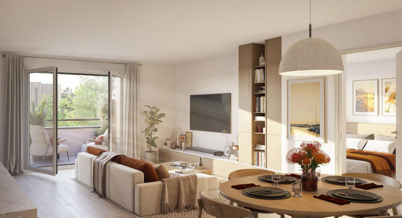 Appartement - 48 m² - 2 pièces