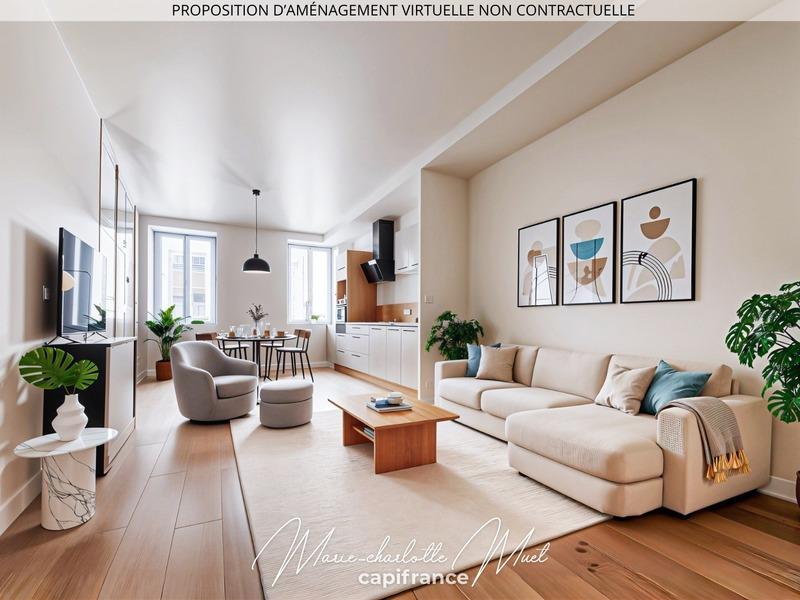 Appartement - 65 m² - 3 pièces