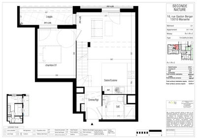 Appartement - 83 m² - 4 pièces
