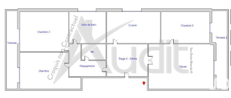 Appartement - 85 m² - 4 pièces