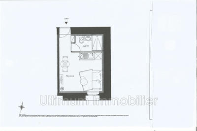 Appartement - 18 m² - 1 pièce