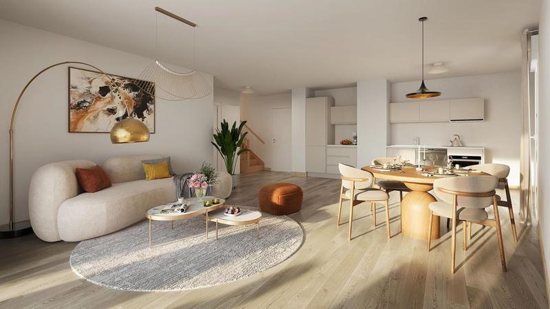 Duplex - 74 m² - 4 pièces