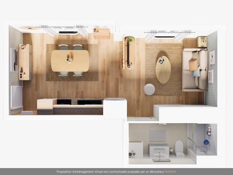 Appartement - 30 m² - 1 pièce