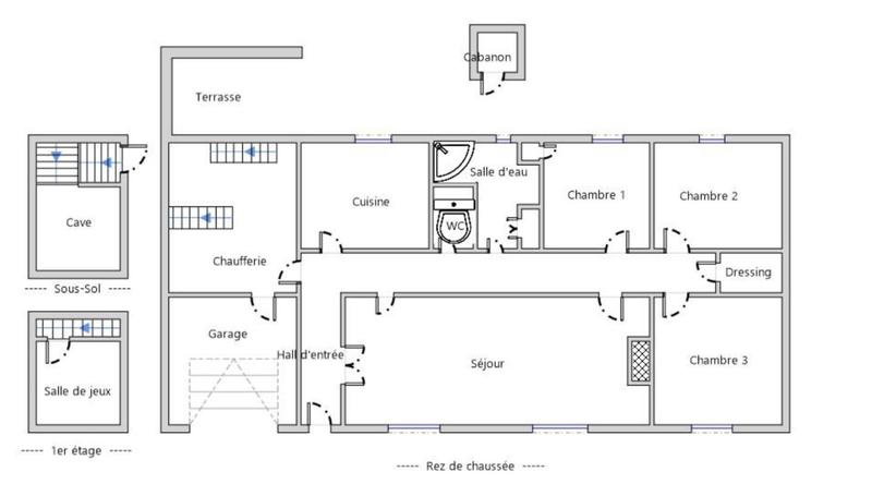 Maison - 95 m² - 4 pièces
