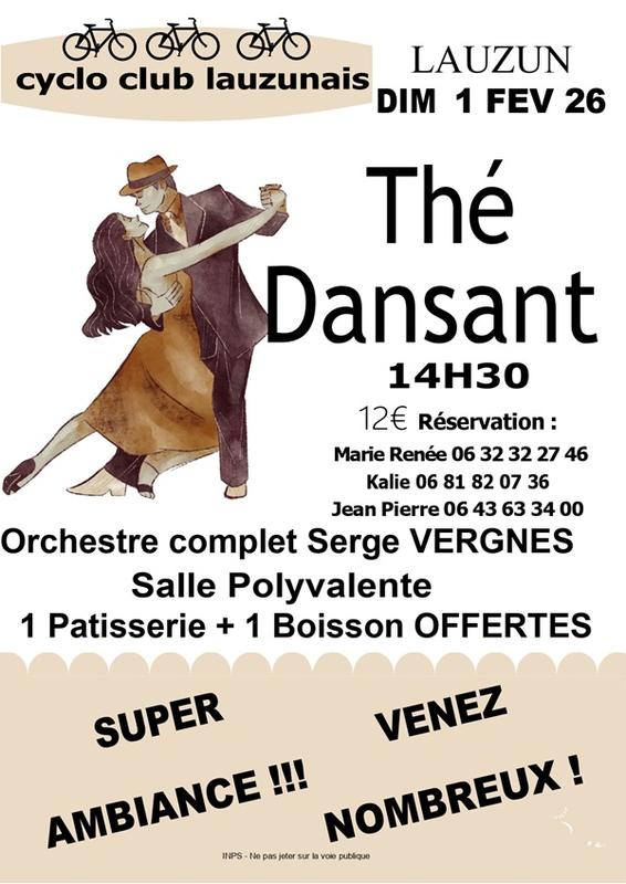 Thé dansant du Cyclo Club Lauzunais