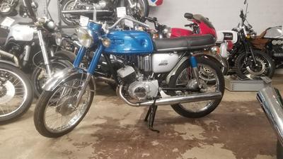Yamaha As1 125 yamaha bleu 0125