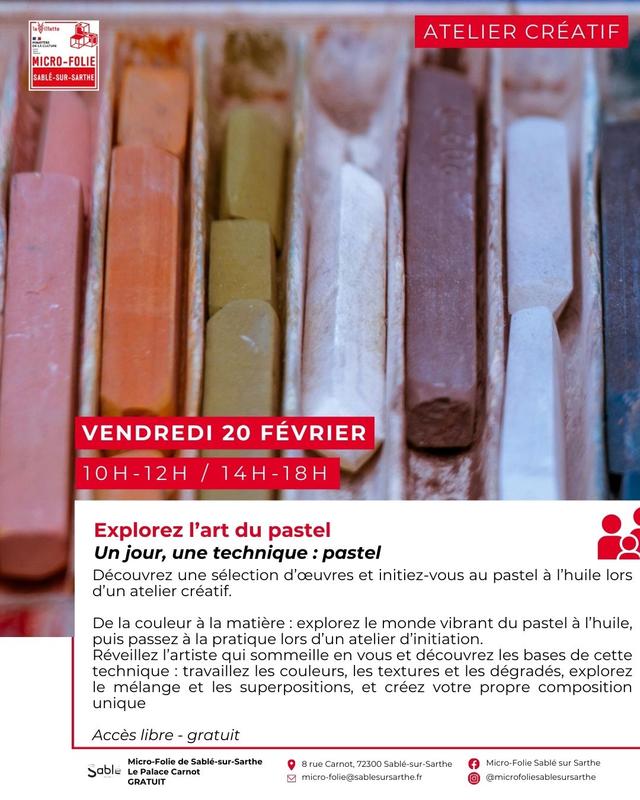 Un jour, une technique : le pastel