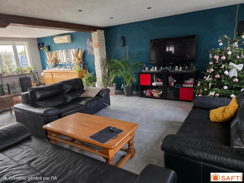 Maison - 165 m² - 6 pièces