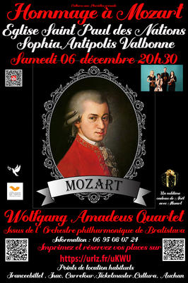 Wolfgang Amadeus Quartet = Hommage à Mozart