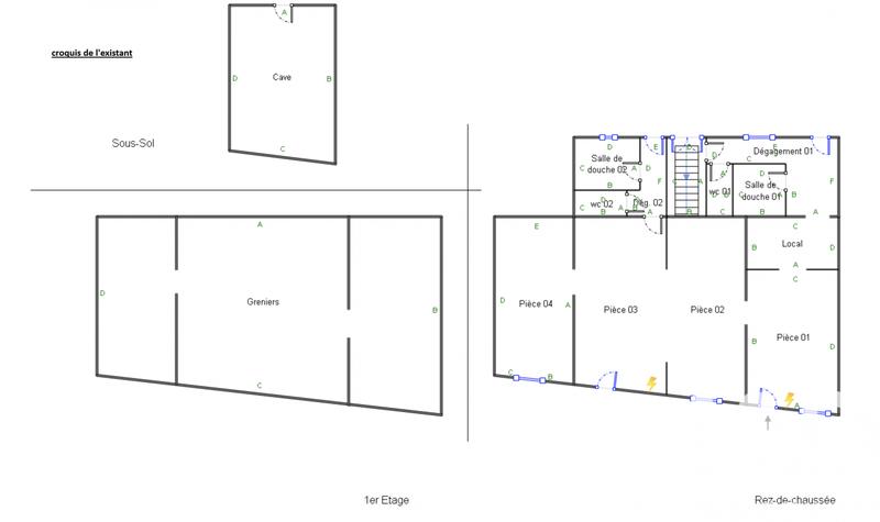Maison de village - 109 m² - 3 pièces