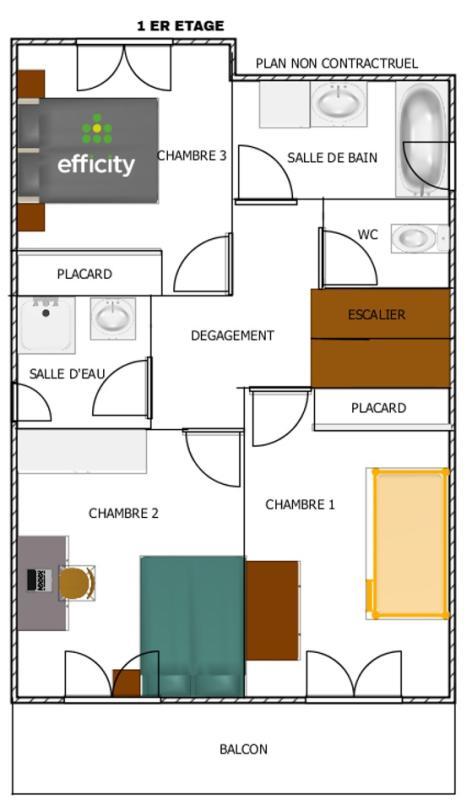 Maison - 95 m² - 4 pièces