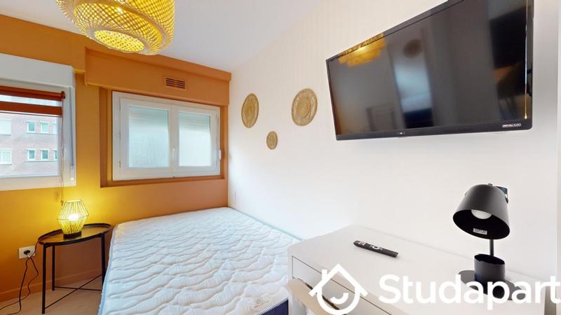 Chambre - 9 m² - 1 pièce