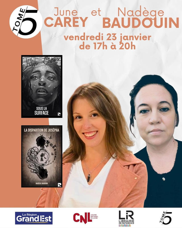 Dédicace June Carey et Nadège Baudouin