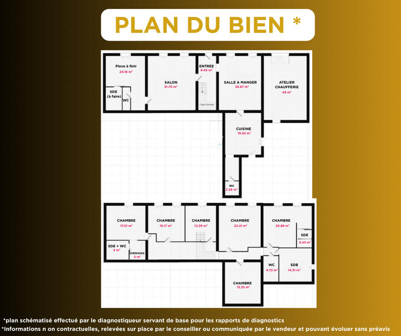 Maison - 264 m² - 9 pièces