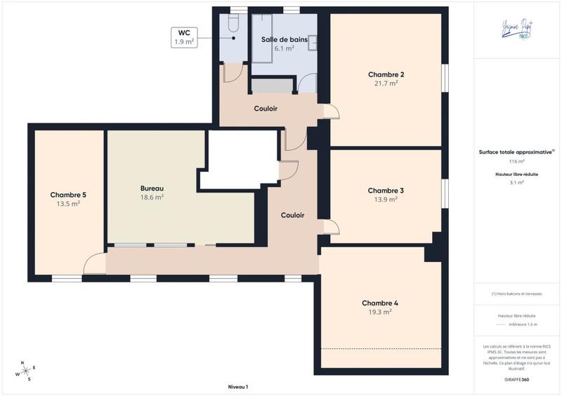 Maison - 220 m² - 8 pièces